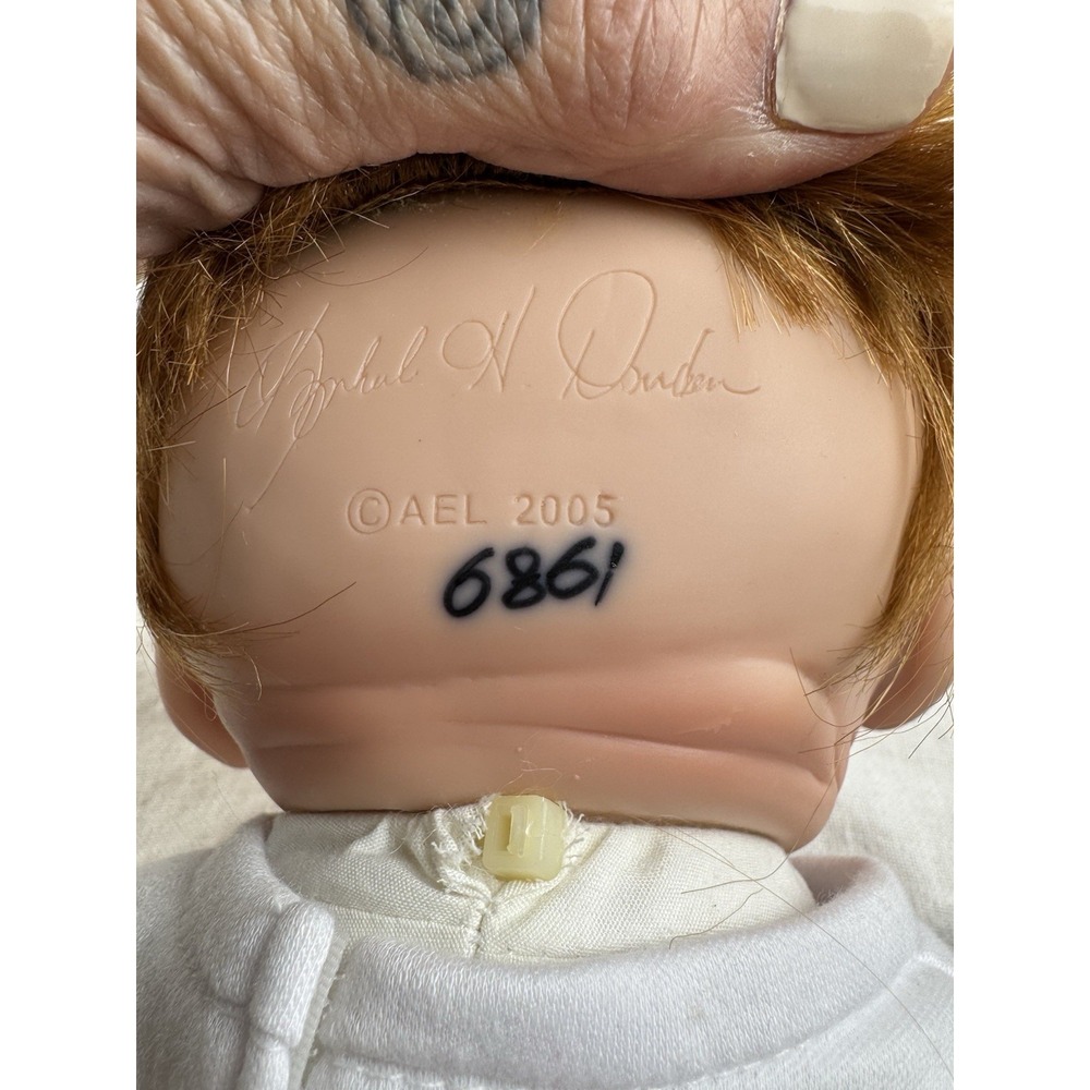 Kimberli H Durden Reborn Baby Doll AEL 2005 Red Hair Ginger Pouty Face 6861 - Picture 3 of 6